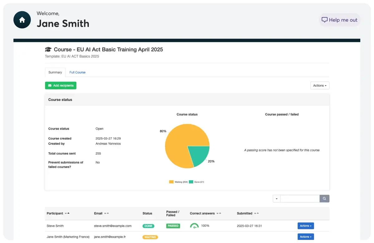 Erreichen Sie EU-KI-Compliance schnell und zuverlssig | DataGuard