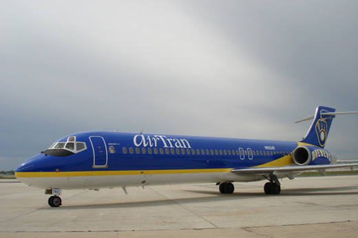 Airtran airways route map picture