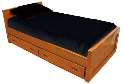 Mates Bed, Durable bed with storage