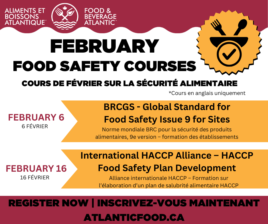 February Food Safety Course