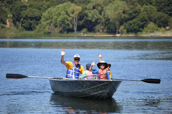 Day Campers Rowing