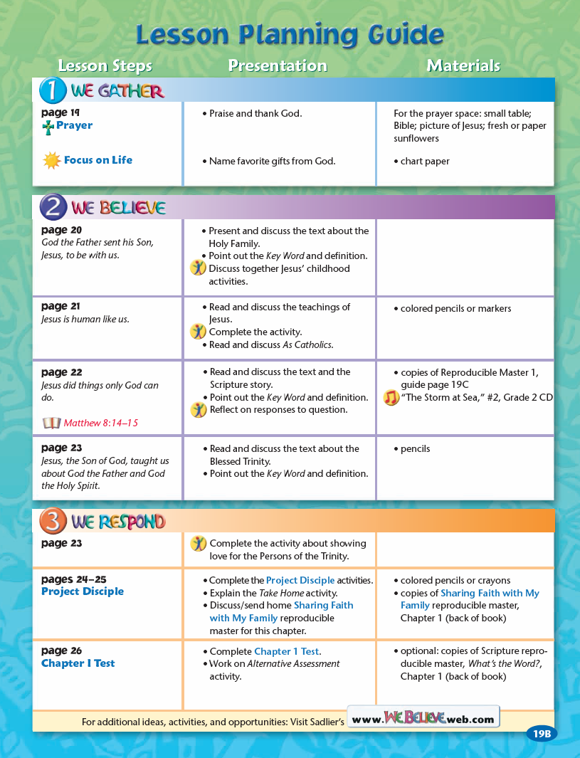 Catechist Quick Prep | Lesson Planning