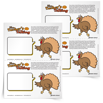 The-Turkey's-Talking-Vocabulary-Activity