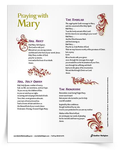 Mary, Mother of God Activities and Prayers - Honoring Mary with Prayer