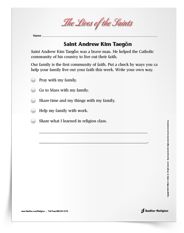 Saint-Andrew-Kim-Taegon-Activity-Download-Now
