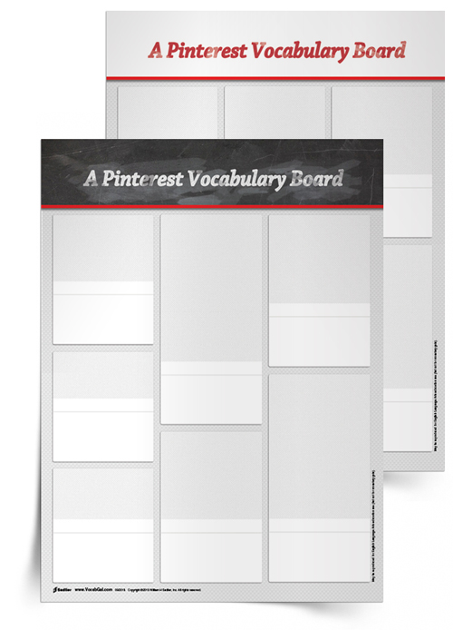 <em>Pinterest Board</em> Vocabulary Activity