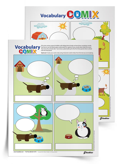 Vocabulary-Comix-Activity