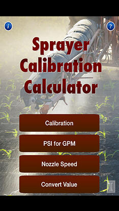 Sprayer Calibration Calculator