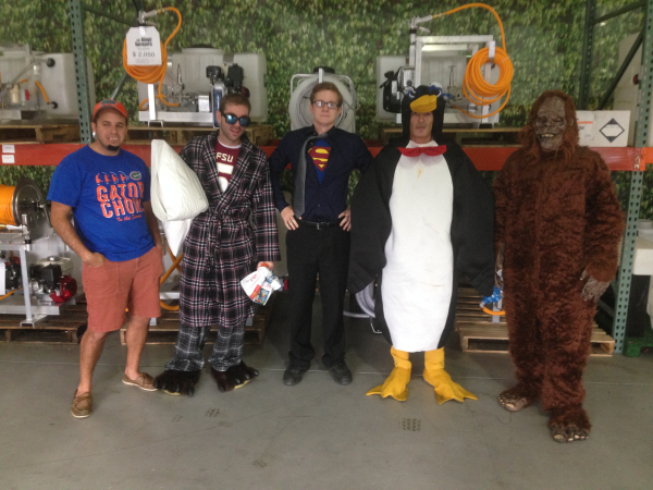 Sprayer Depot costumes