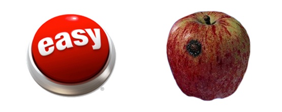 Easy Button and Bad Apple