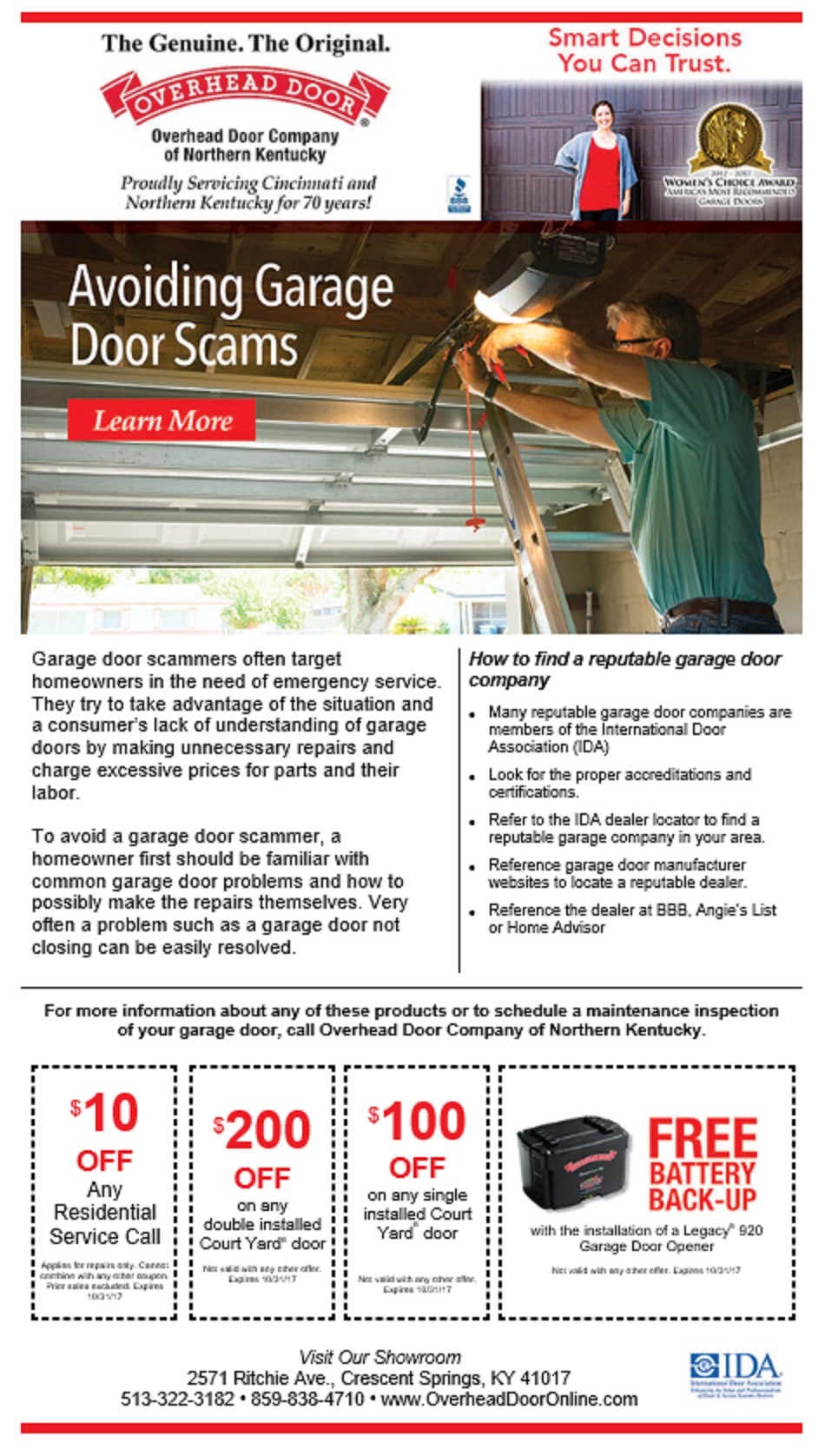 How To Avoid Garage Door Scams