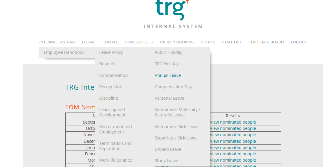 giao diện trang thông tin nội bộ của TRG.png