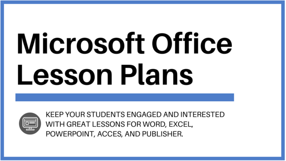 microsoft word lesson plans for high school
