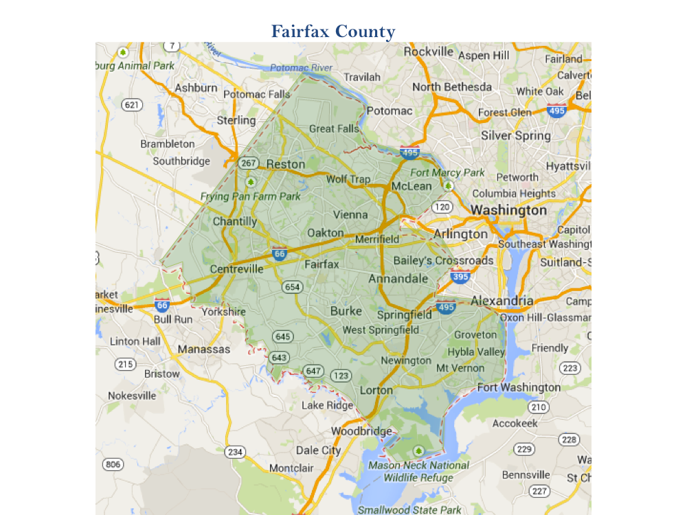 What You Need to Know for a Military Move to Alexandria, Virginia map of Fairfax county Virginia
