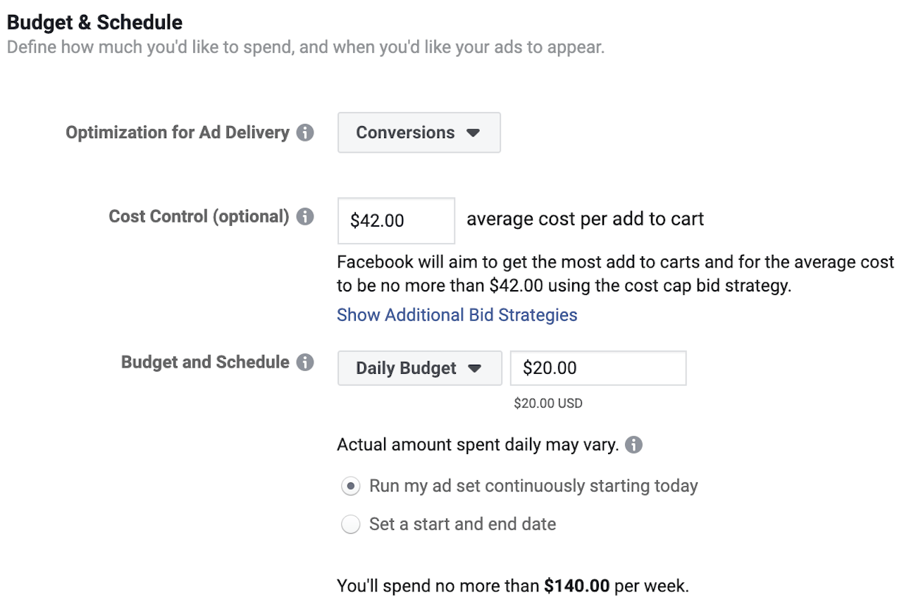 Cost Cap Bidding FB