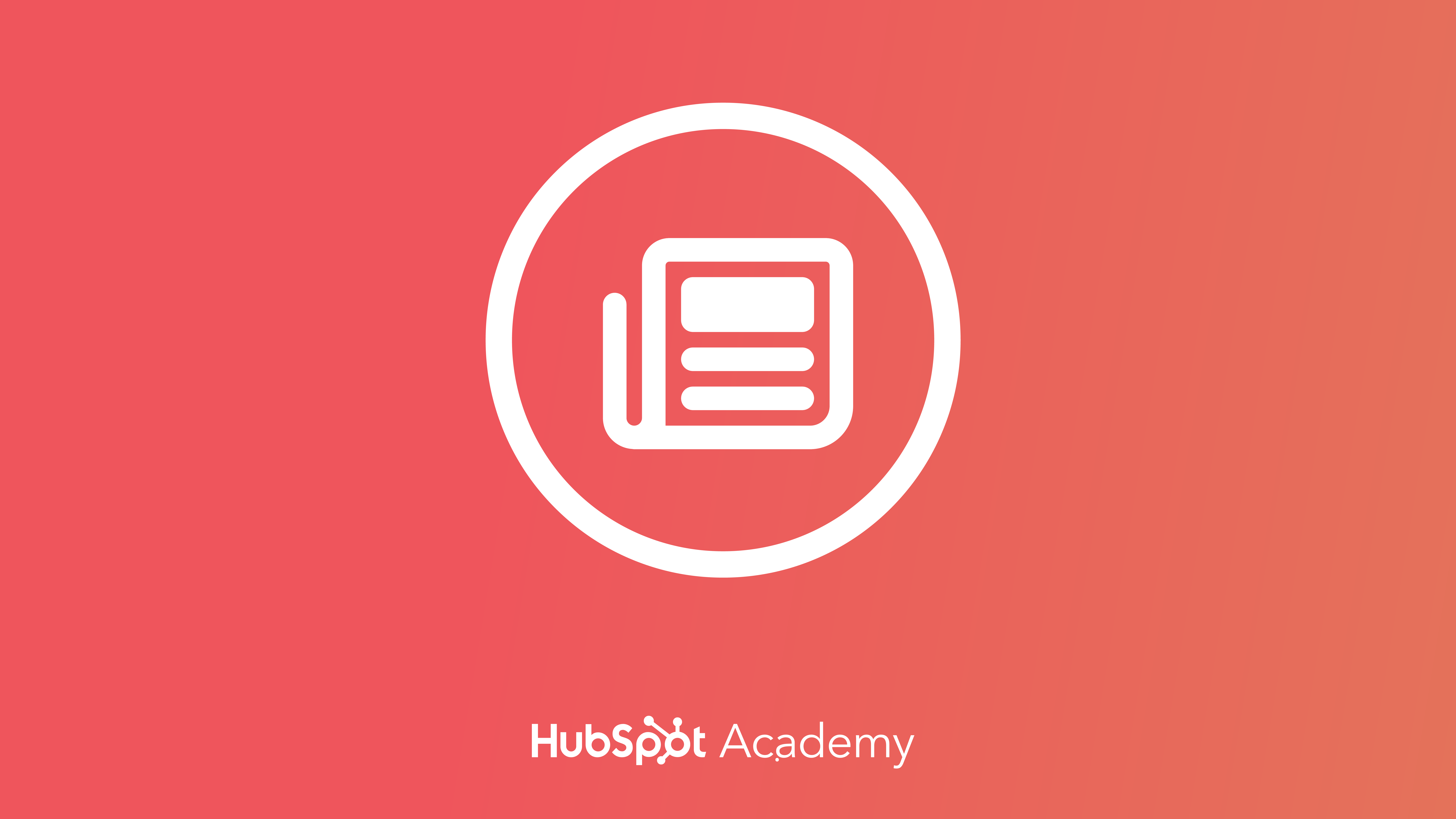 Content Marketing Certification by HubSpot Academy