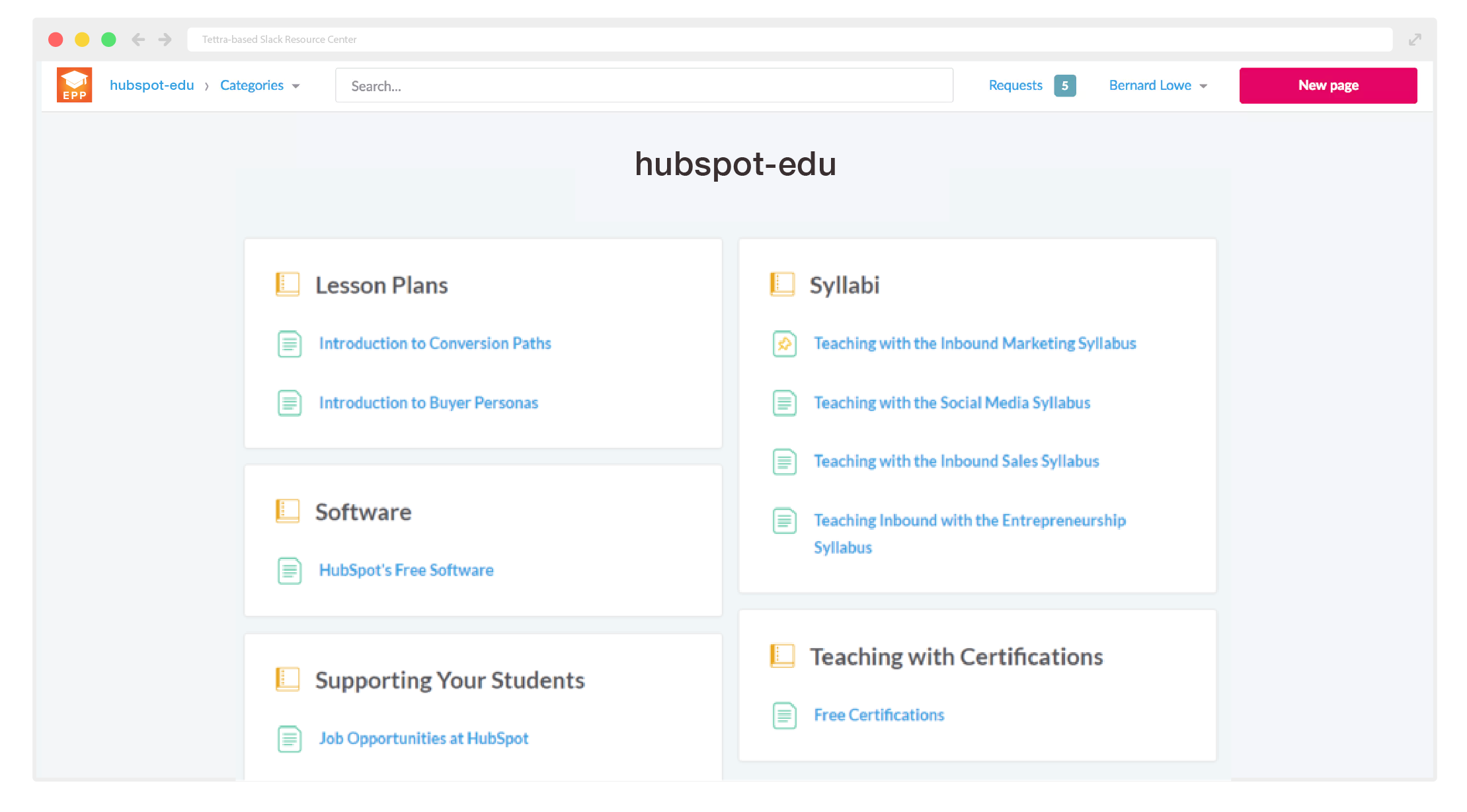Education Partner Resource Center