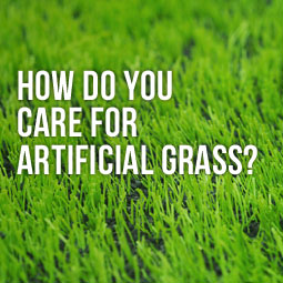 Artificial store grass maintenance