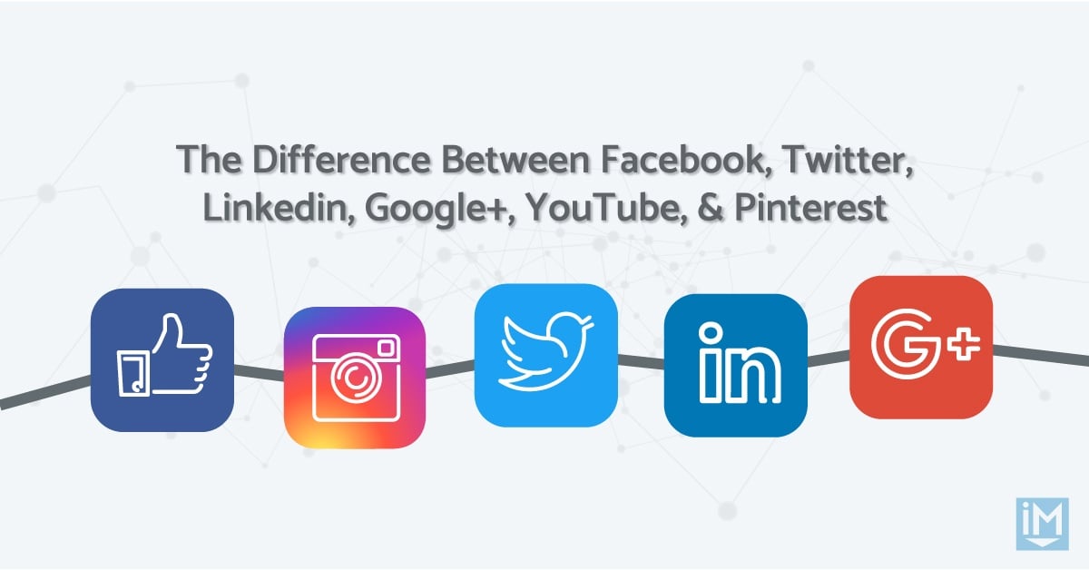 The Difference Between Facebook, Twitter, Linkedin ... - 1200 x 628 jpeg 94kB