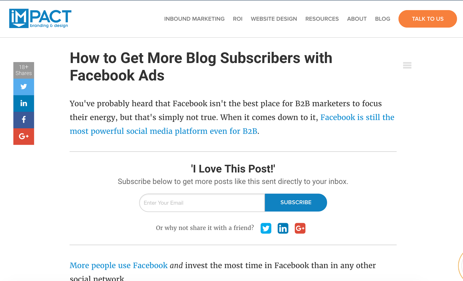 4 Simple Tweaks To Convert More Subscribers On Your Blog Impact 4 Simple Tweaks To Convert More Subscribers On Your Blog Impact