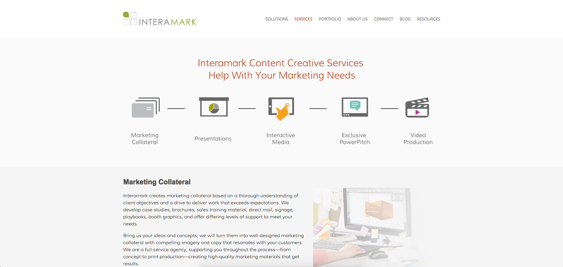Interamark services page