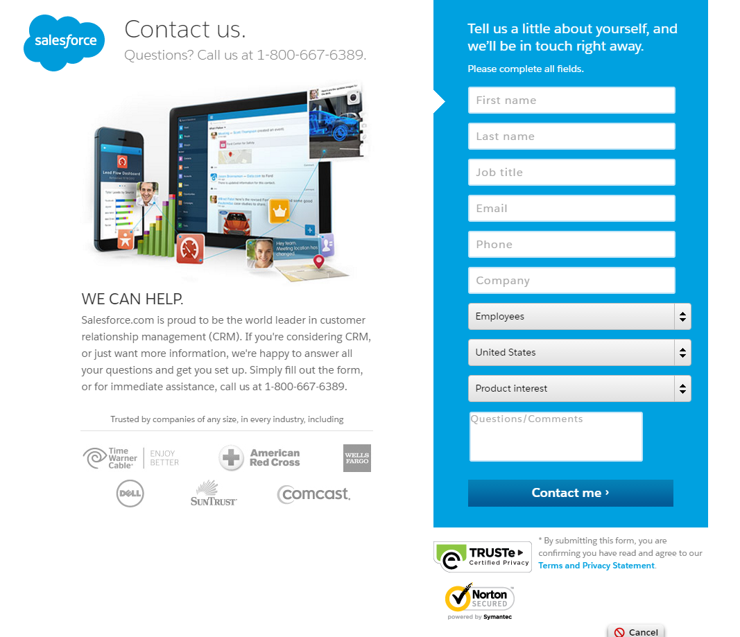 10 Tips And Examples For Building A Better Contact Us Page Impact