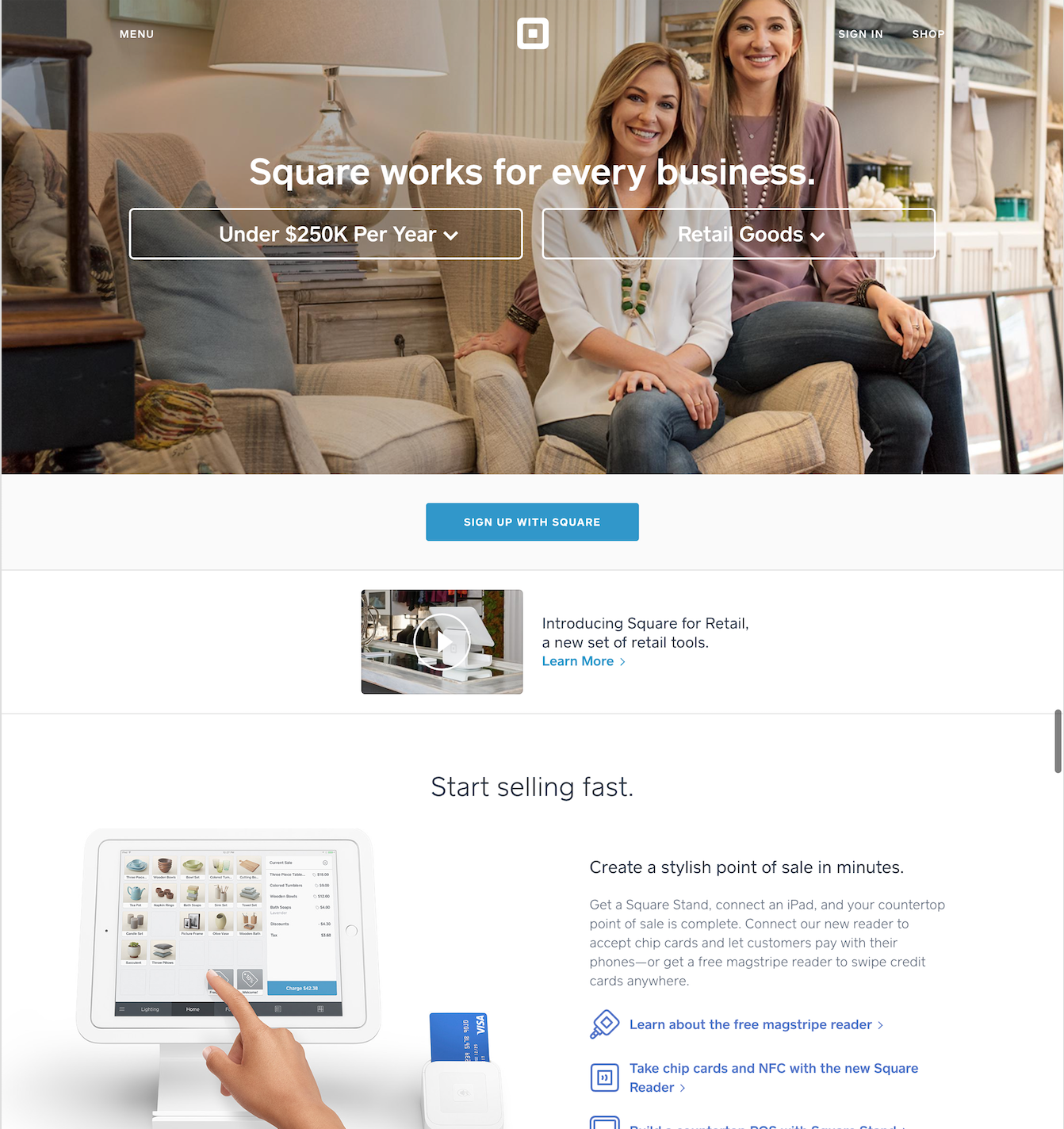 landing-page-example-square