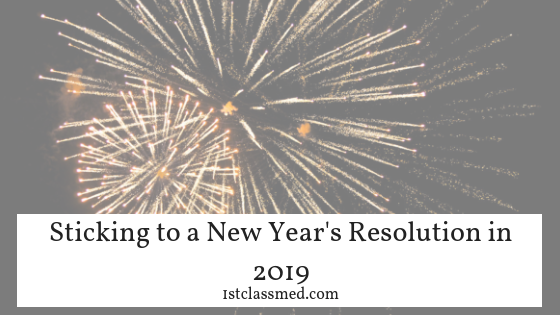 Sticking to a New Year's Resolution in 2019