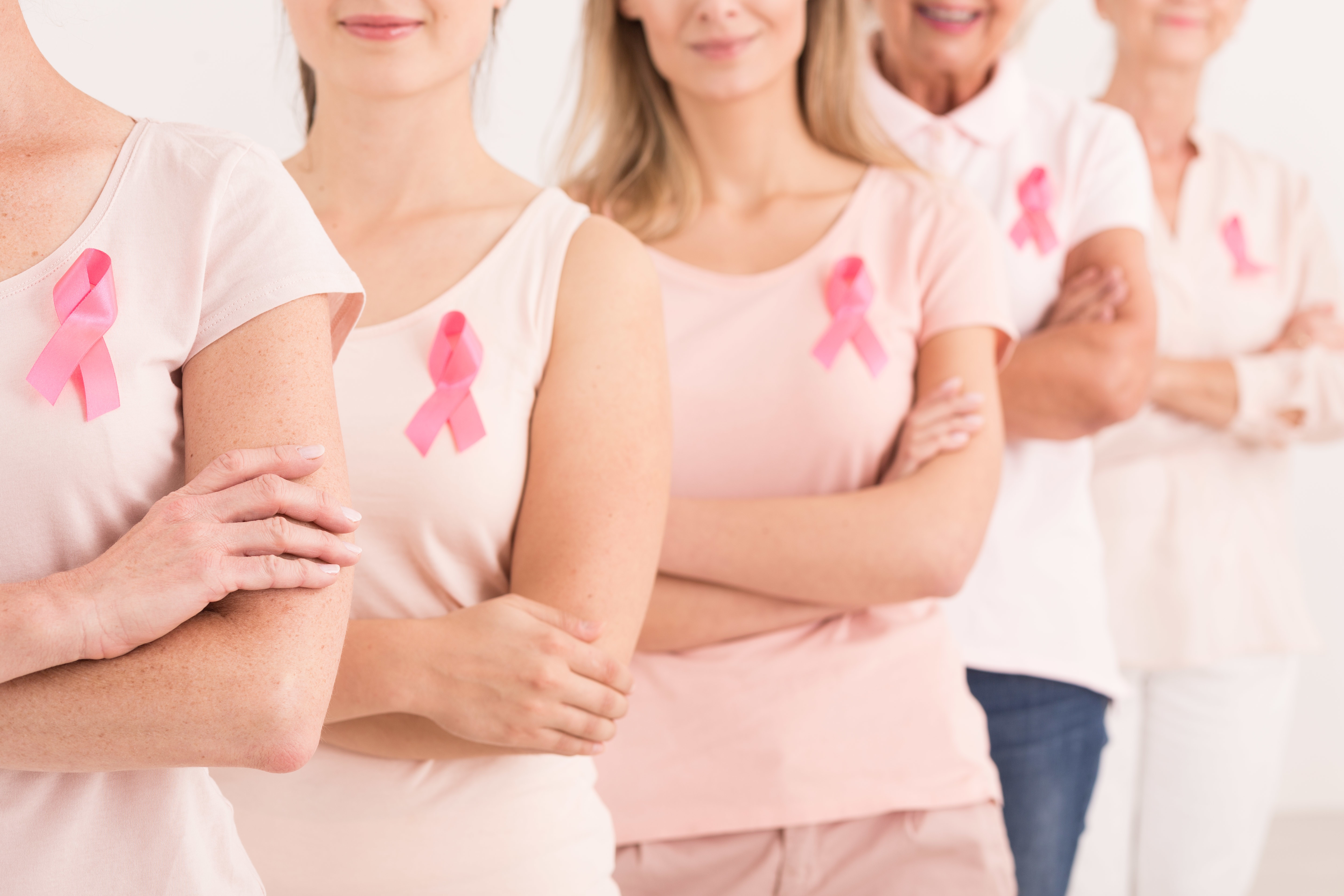 women supporting each other for breast cancer
