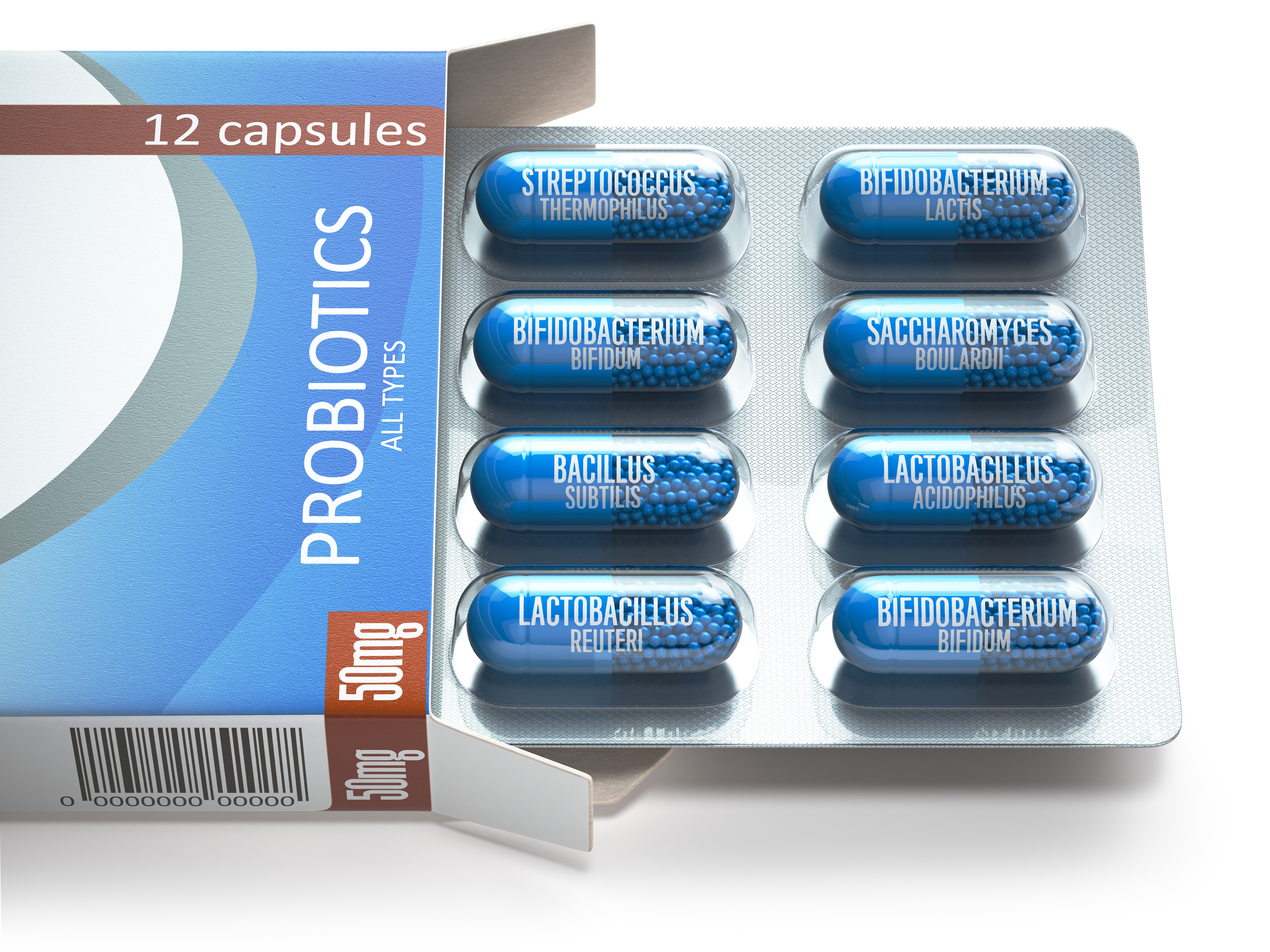 different types of probiotic pills