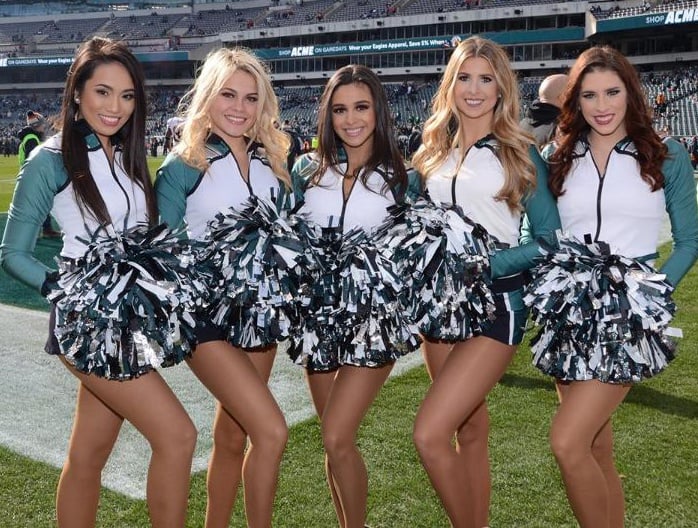 philadelphia eagles cheerleader outfit