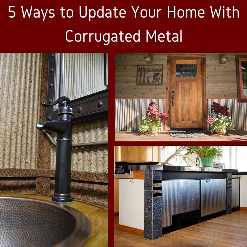 5 Ways To Update Your Home With Corrugated Metal - Installing Corrugated Metal Interior Walls