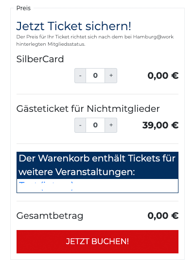 Ticketing Hamburg@work