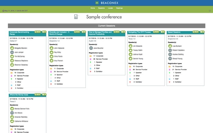 beacons session report attendee tracking expo logic- 700