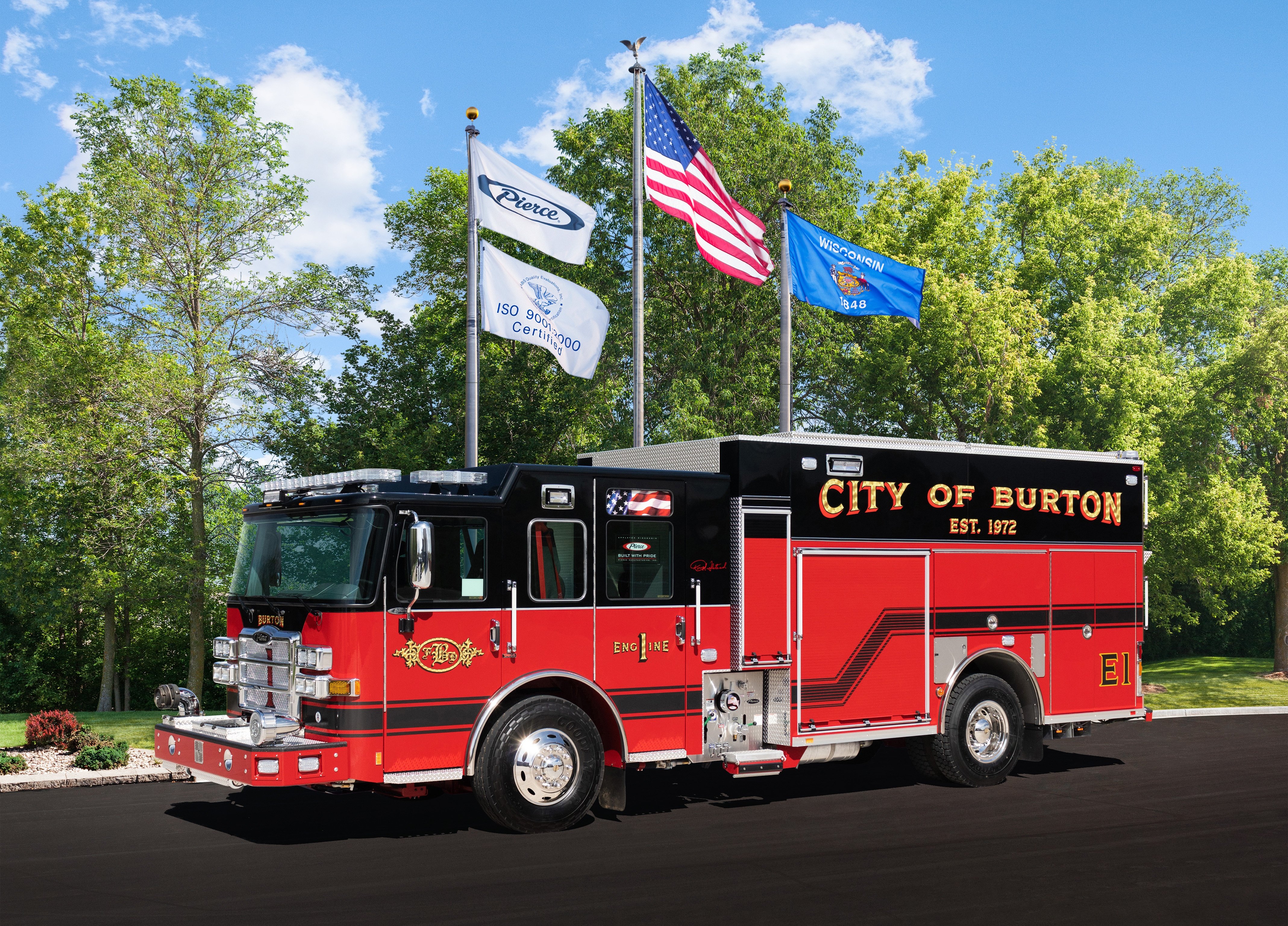 Burton City Fire Department Pumper