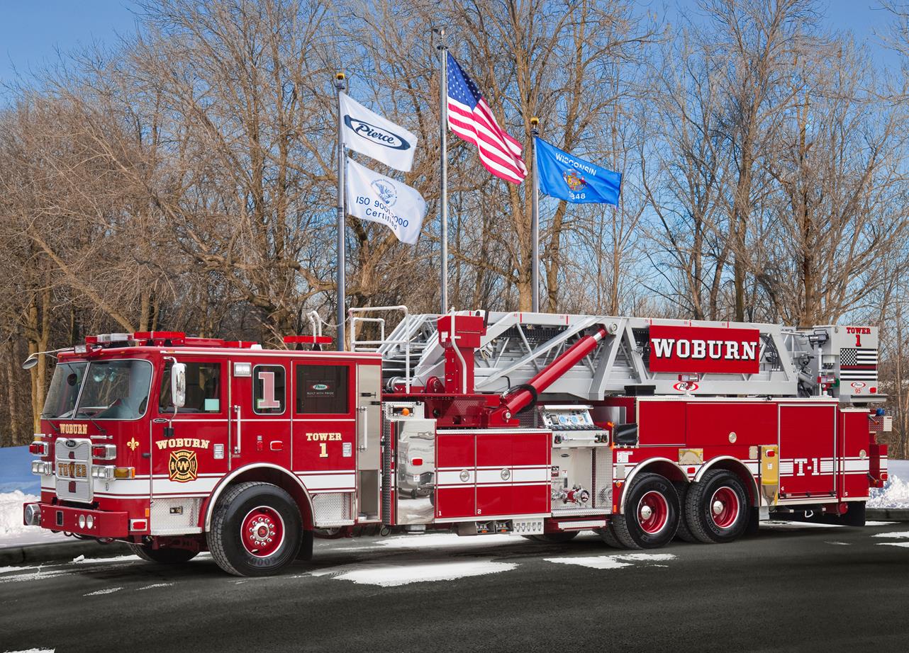 Arrow XT Aerial delivered to Woburn Fire Department 