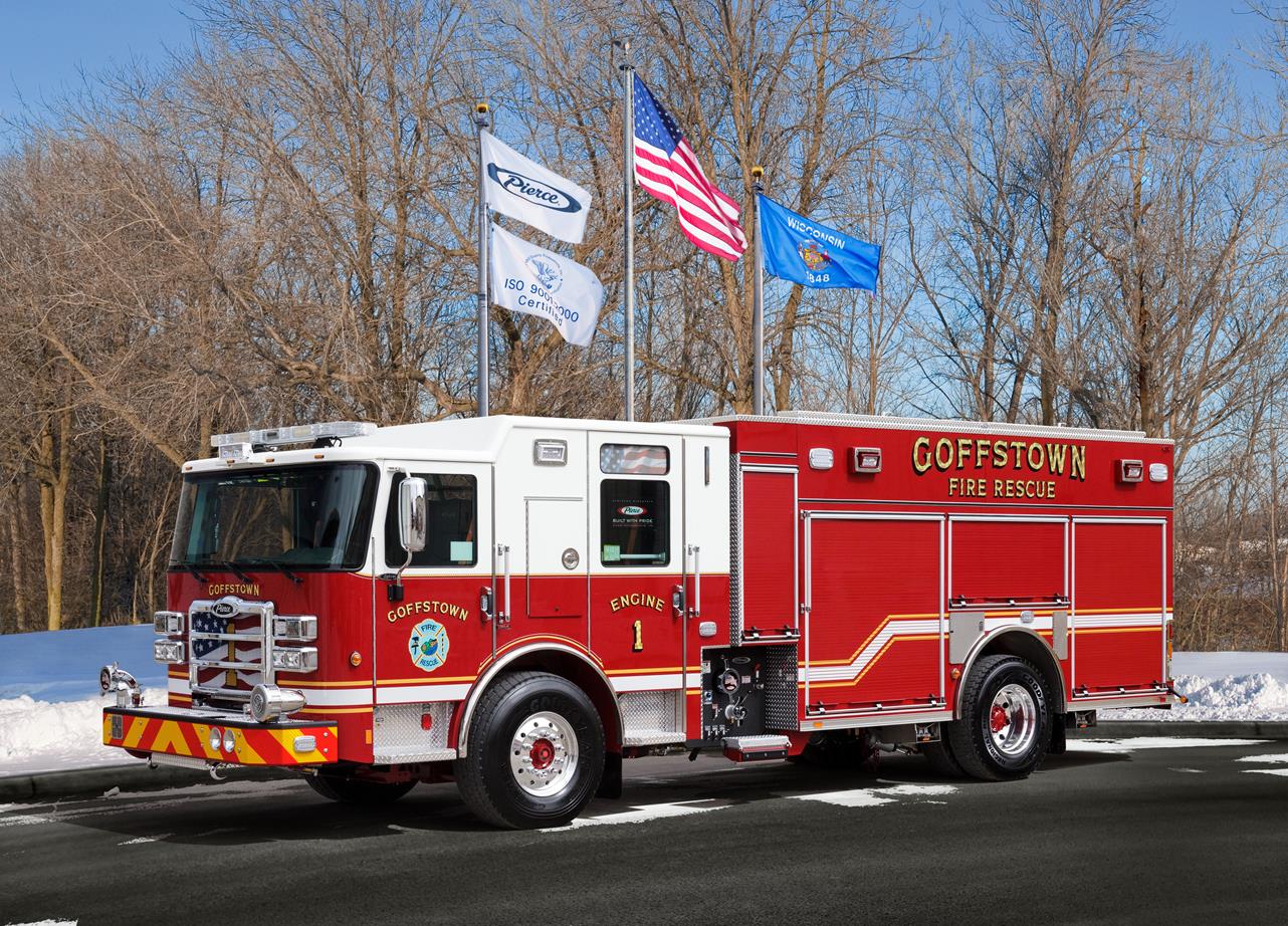 Enforcer Pumper delivered to Goffstown Fire Department
