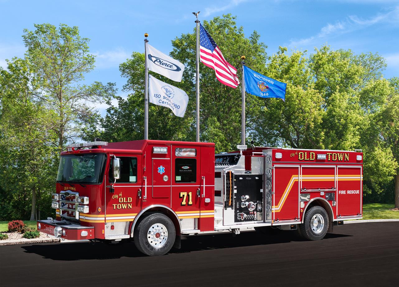 Enforcer Pumper delivered to Old Town Fire Department