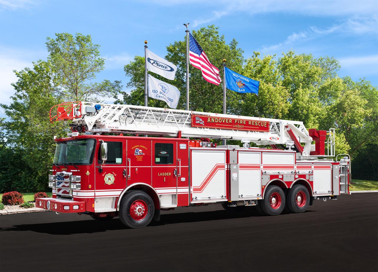 Enforcer Aerial delivered to Andover Fire Rescue