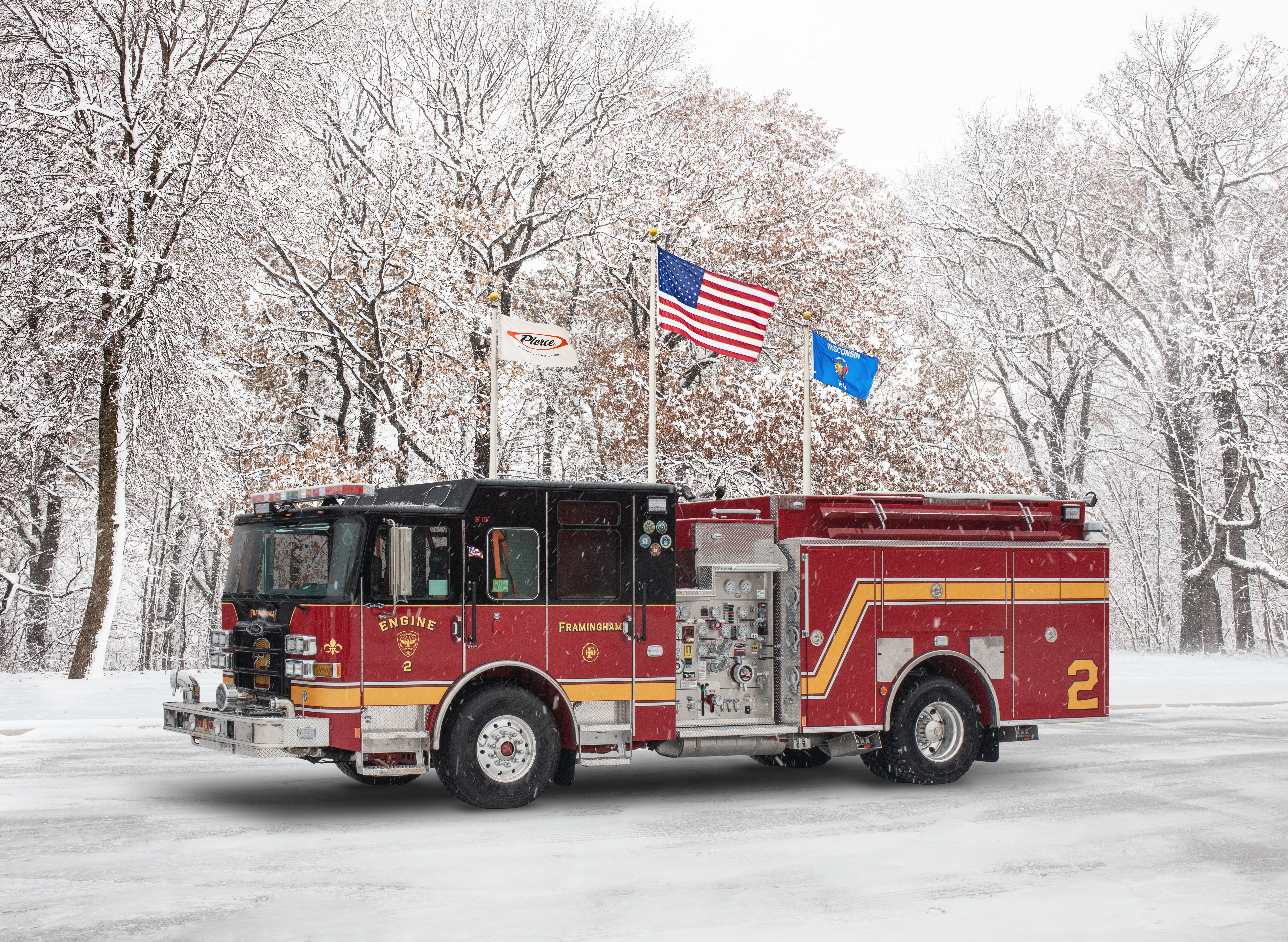 Enforcer Pumper delivered to Framingham Fire Department                        