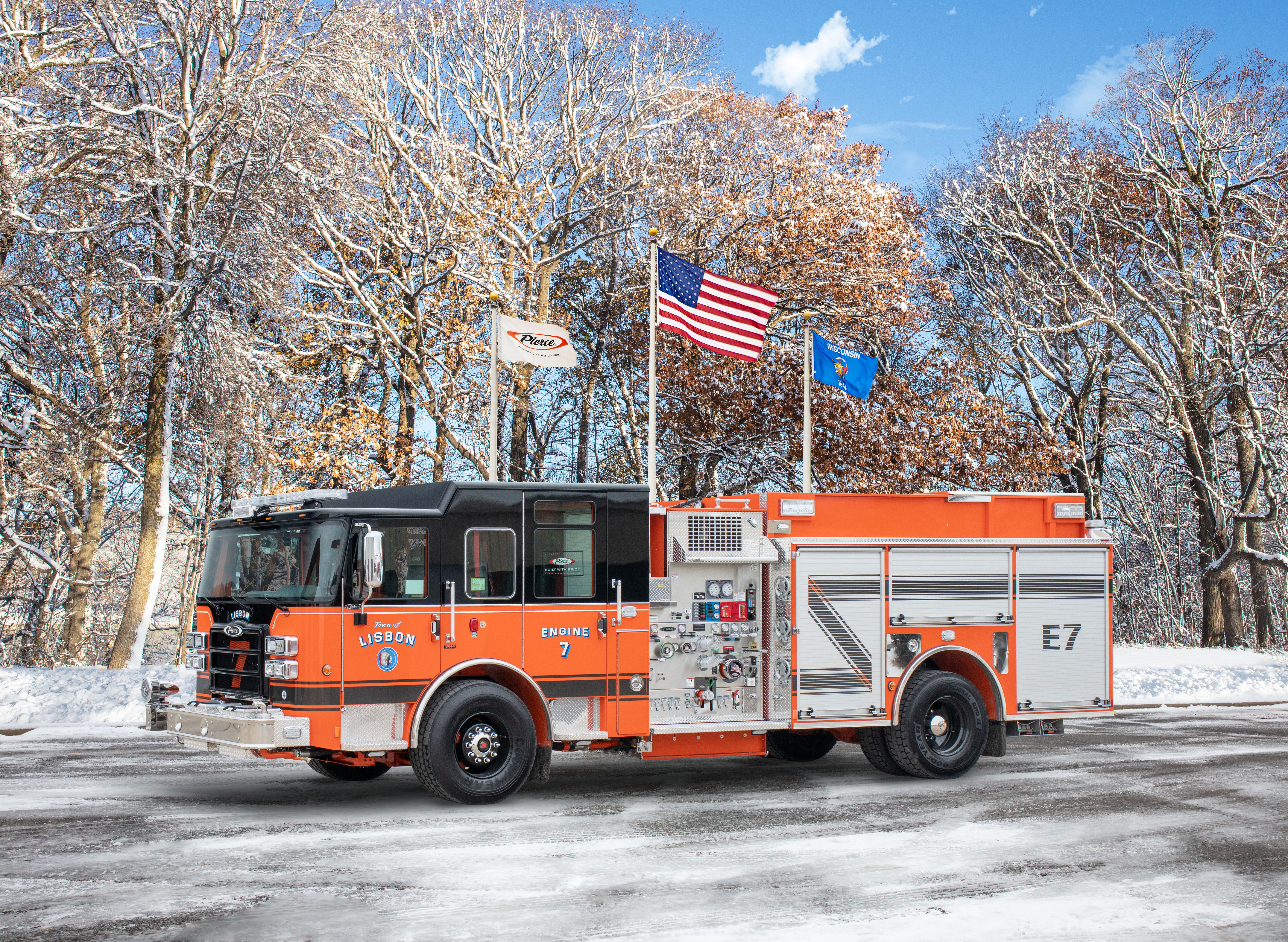 Enforcer Pumper delivered to Lisbon Fire Department 