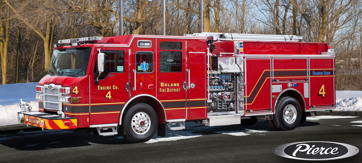 Orland Fire Protection District - Pumper – Pumper | Pierce | Orland Park, Illinois