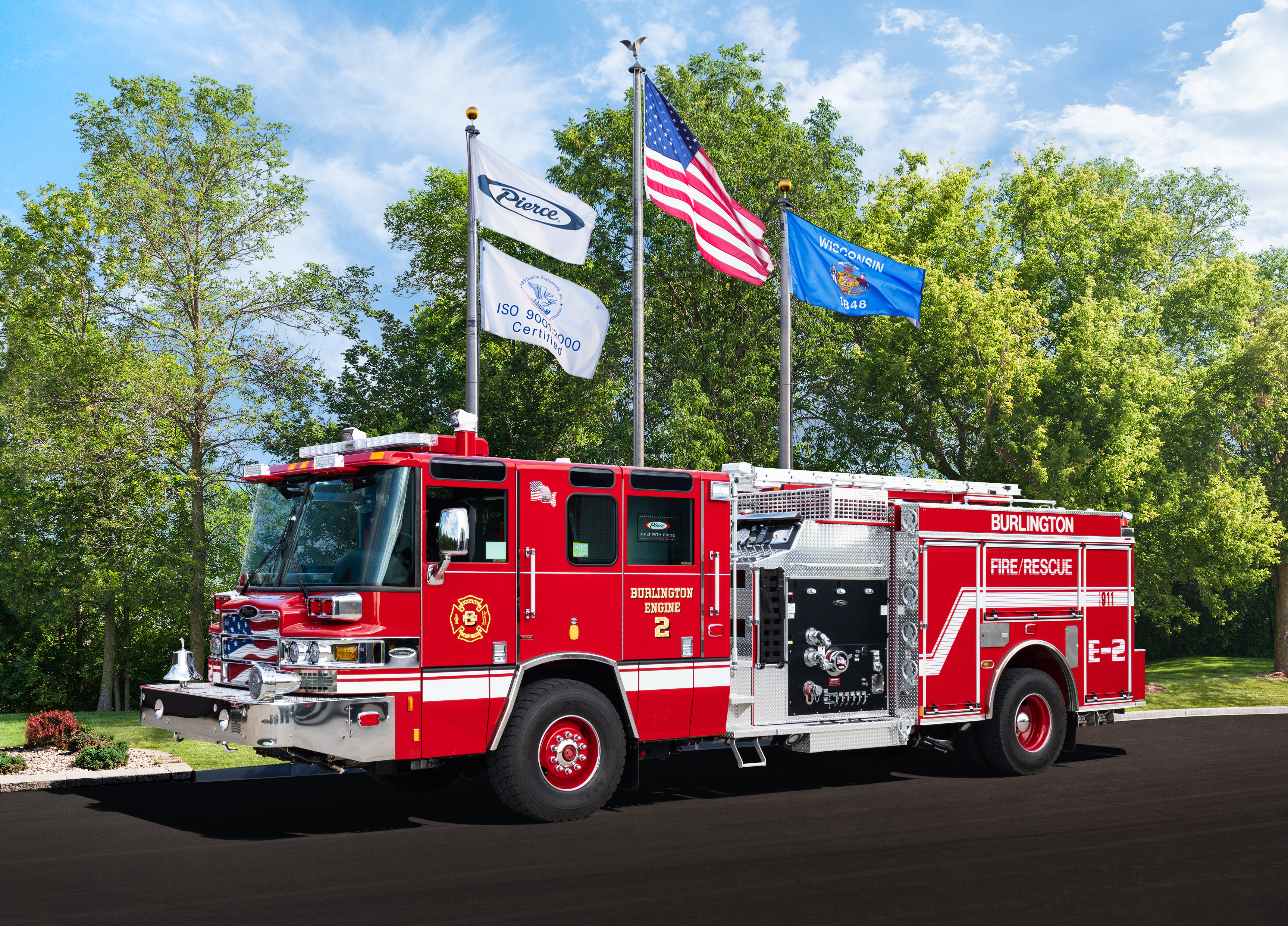 Quantum Pumper delivered to Burlington Fire Department                        