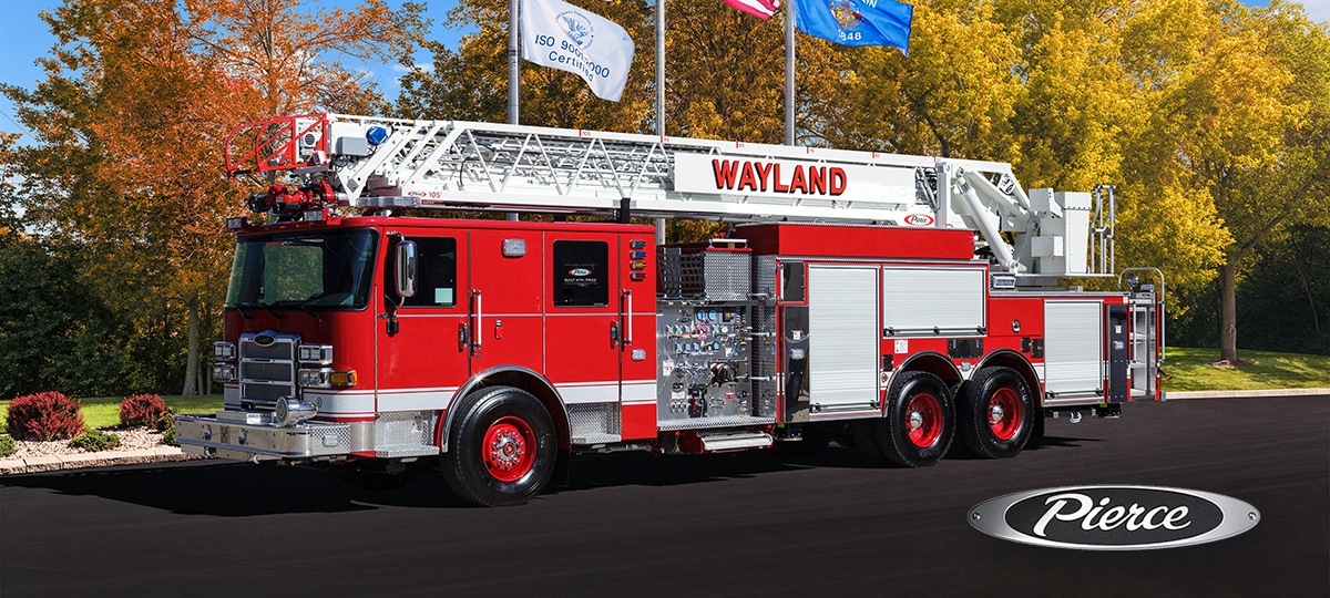Enforcer Aerial delivered to Wayland Fire Department