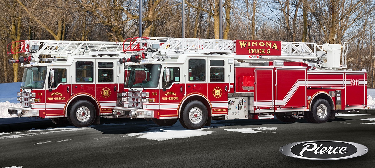 Winona Fire Department - Aerial – Aerial | Pierce | Winona, Minnesota