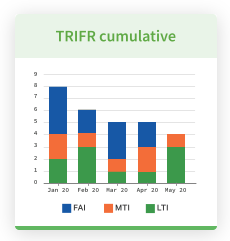 EHS software TRIFR cumulative