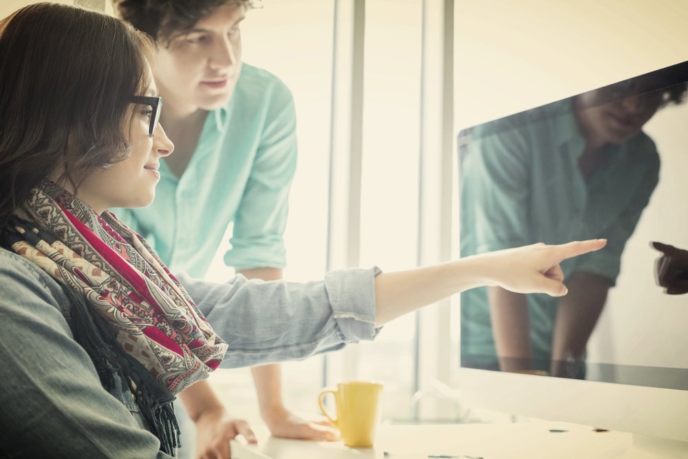 bigstock-Creative-businesswoman-showing-74525224