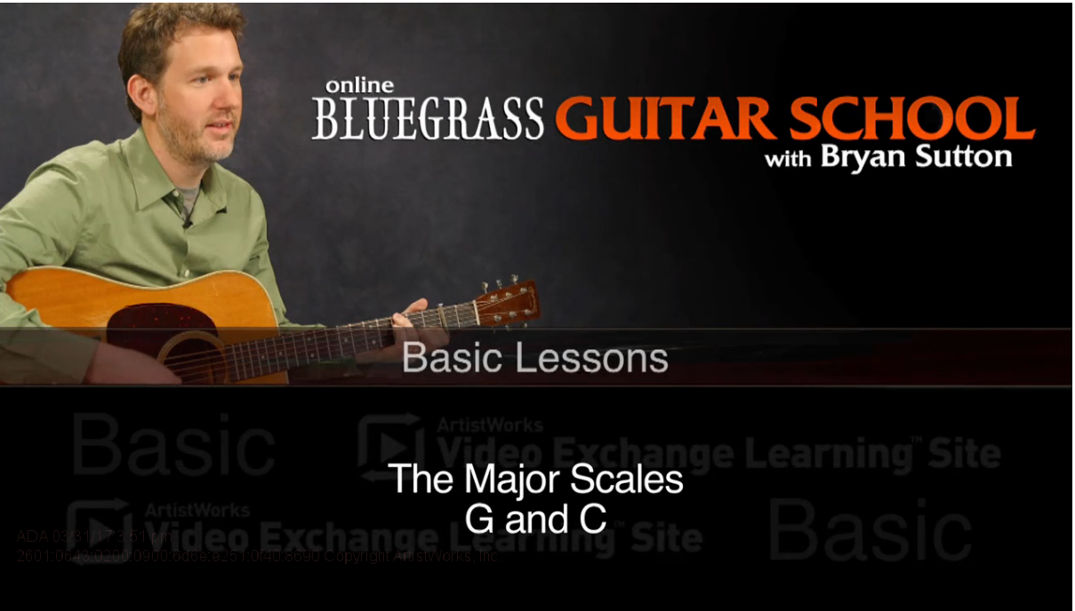 flatpicking guitar major scales