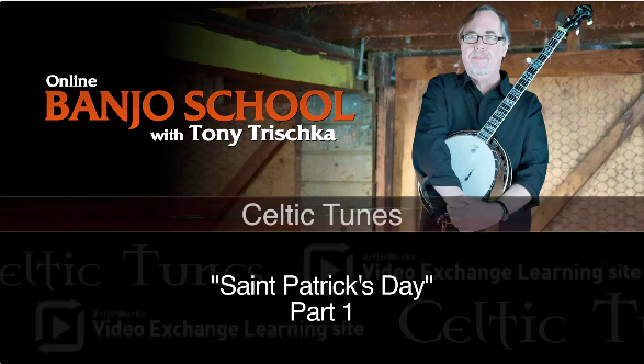 st patrick's day banjo lesson