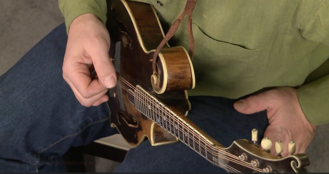 mandolin tips for the right hand